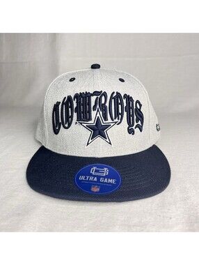 Dallas Cowboys NFL Ultra Game Old English Script Snapback Hat - NWT